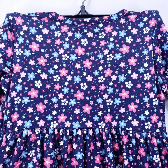 Blueberi Boulevard Kids Floral Colorful Fun Casual Fit and Flare Dress Size 4t - Picture 13 of 15